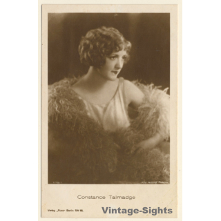 Constance Talmadge / Actress - Ross Verlag 1175/1 (Vintage RPPC 1920s/1930s)