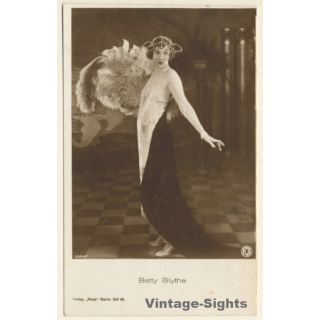 Betty Blythe / Actress - Ross Verlag 1334/1 (Vintage RPPC 1920s/1930s)