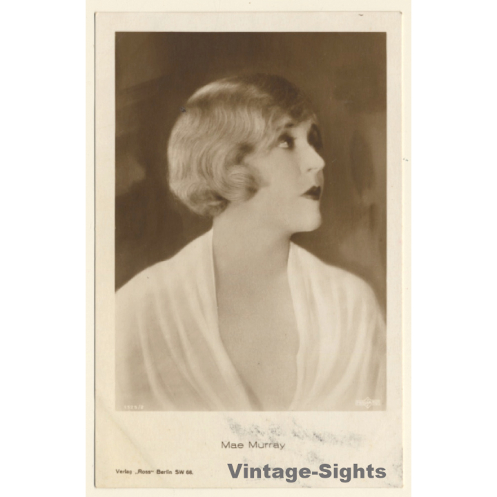 Mae Murray / Actress - Ross Verlag 1525/2 (Vintage RPPC 1920s/1930s)