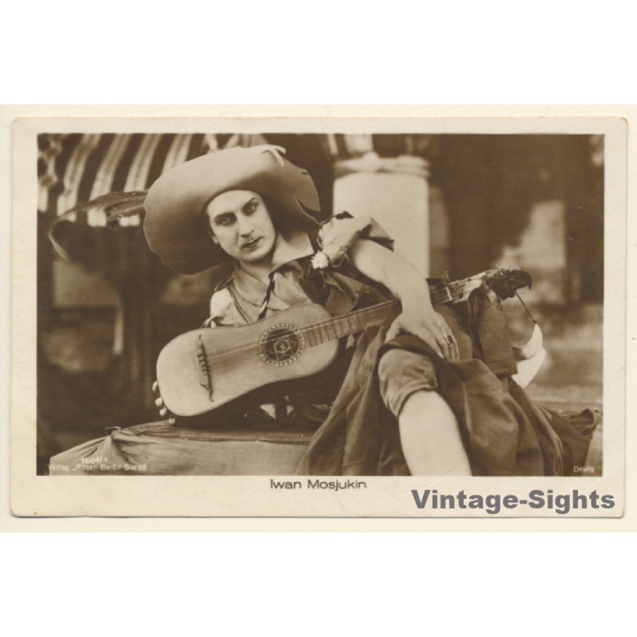 Iwan Mosjukin / Actor - Ross Verlag 1604/1 (Vintage RPPC 1920s/1930s)