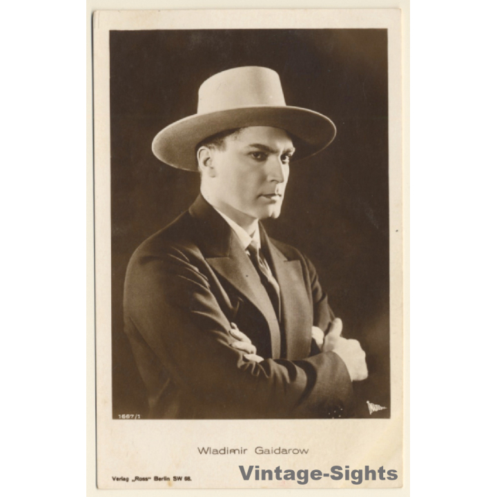 Wladimir Gaidarow / Actor - Ross Verlag 1667/1 (Vintage RPPC 1920s/1930s)