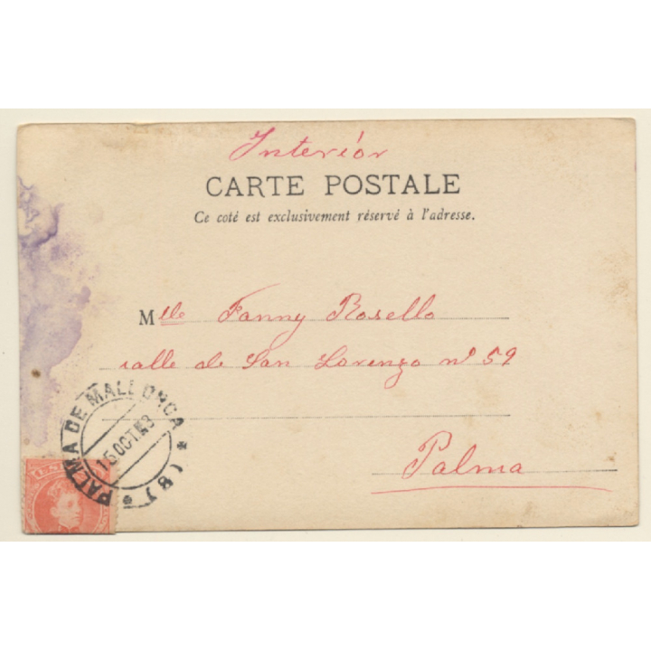 Theater Scene*6: Interracial Couple / Woman Pleading - Romance (Vintage RPPC 1903)