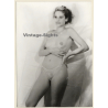 Erotic Study: Slim Natural Semi Nude In Panties (Vintage Photo GDR ~1980s)