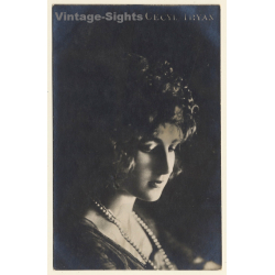Cecyl Tryan / French Actress (Vintage RPPC 1920s/1930s)