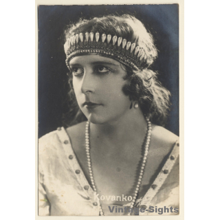 Nathalie Kovanko / Ukrainian Actress *2 (Vintage RPPC 1920s/1930s)