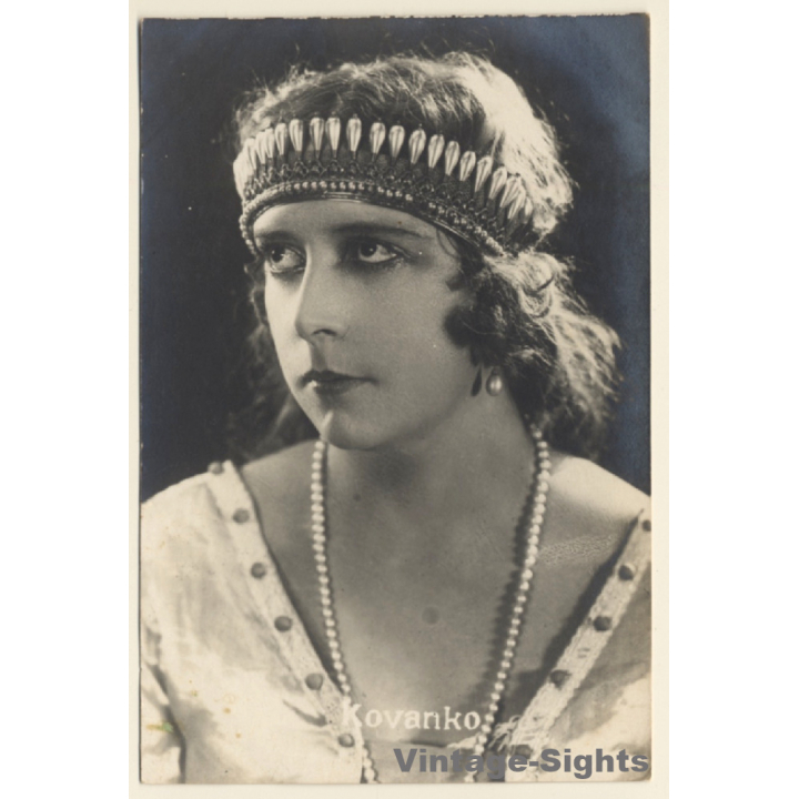 Nathalie Kovanko / Ukrainian Actress *2 (Vintage RPPC 1920s/1930s)