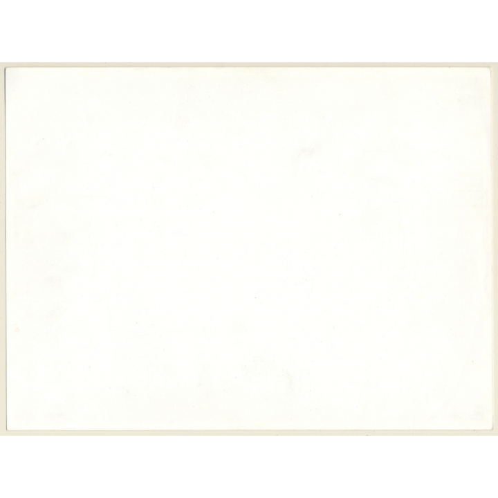 Artistic Erotic Study: Beautiful Longhaired Nude Female On Floor (Vintage XL Photo France 24 x 30 CM 1980s)