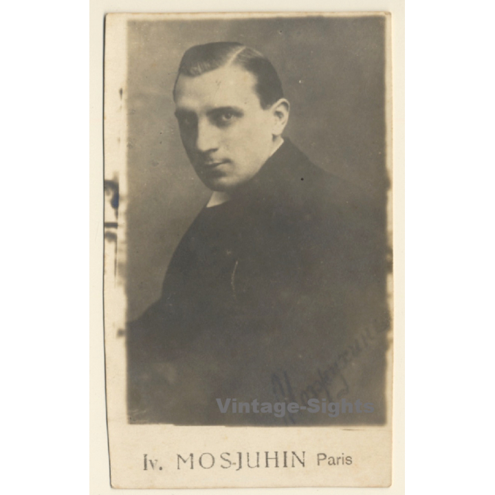 Iwan Mosjoukine / Russian Actor (Vintage RPPC 1920s/1930s)