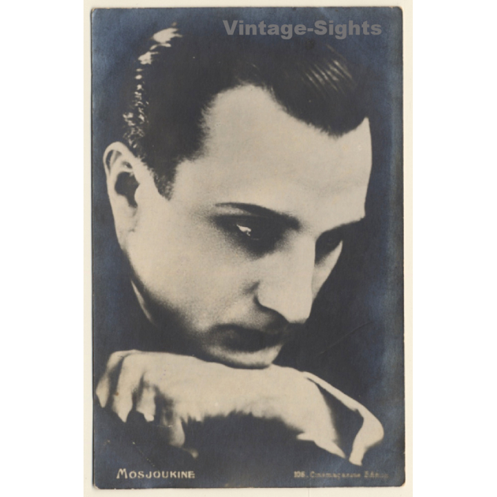 Iwan Mosjoukine / Russian Actor*2 (Vintage RPPC 1920s/1930s)
