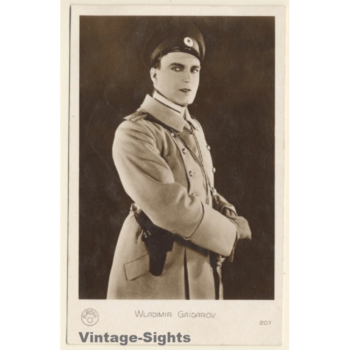 Wladimir Gaidarov / Russian Actor (Vintage RPPC 1920s/1930s)
