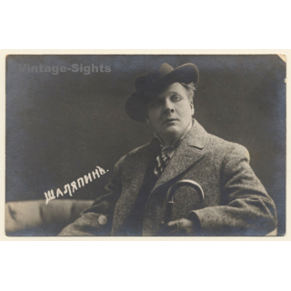 Feodor Chaliapin / Russian Actor (Vintage RPPC 1920s/1930s)