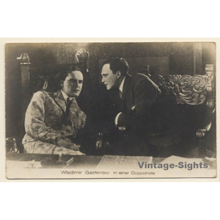 Wladimir Gaidarow / Russian Actor*2 (Vintage RPPC 1920s/1930s)