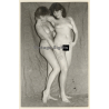Erotic Study: 2 Natural Nude Females Standing*2 (Vintage Photo GDR ~1980s)