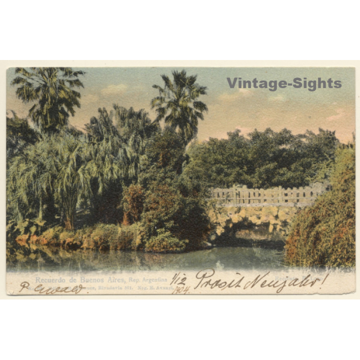 Buenos Aires / Argentina: Recoleta - El Lago (Vintage PC 1900s)