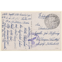Müllheim in Baden / Germany: Kaserne der Wehrmacht (Vintage PC 1944)