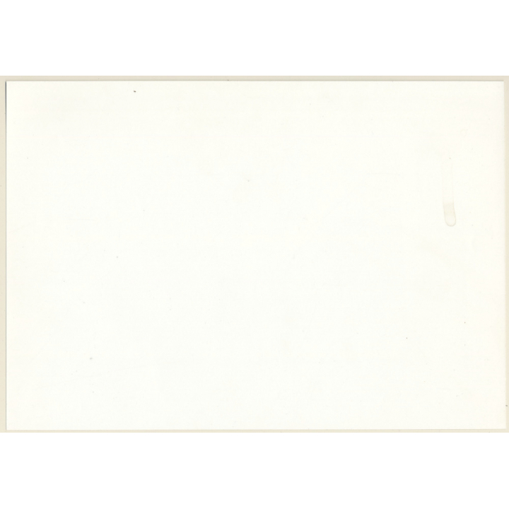 Artistic Erotic Study: Dreamy Brunette Nude Laying On Her Back (Vintage XL Photo France 21 x 29 CM 1980s)