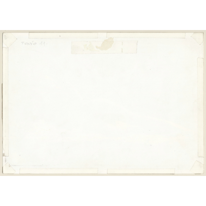 Artistic Erotic Study: Leggy Longhaired Nude On White Blanket (Vintage XL Photo France 21 x 30 CM 1980s)