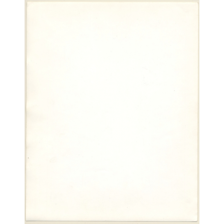 Artistic Erotic Study: Rear View Of Nude Female On Ancient Stone Bannister (Vintage XL Photo France 30 x 24 CM 1980s)