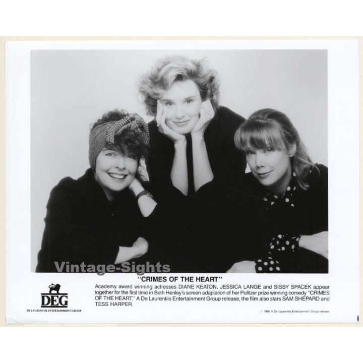Diane Keaton / Jessica Lange / Sissy Spacek: Crimes Of The Heart / Movie Still (Vintage Photo 1986)