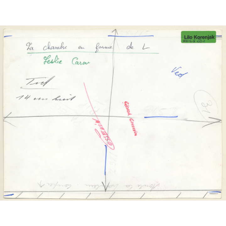 Leslie Caron & Tom Bell: The L-Shaped Room / Movie Still (Vintage Photo 1962)