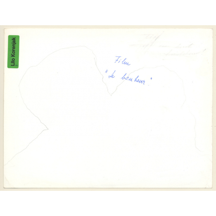 Agnes Varda & Jean-Claude Drouot: Le Bonheur / Movie Still (Vintage Photo 1965)