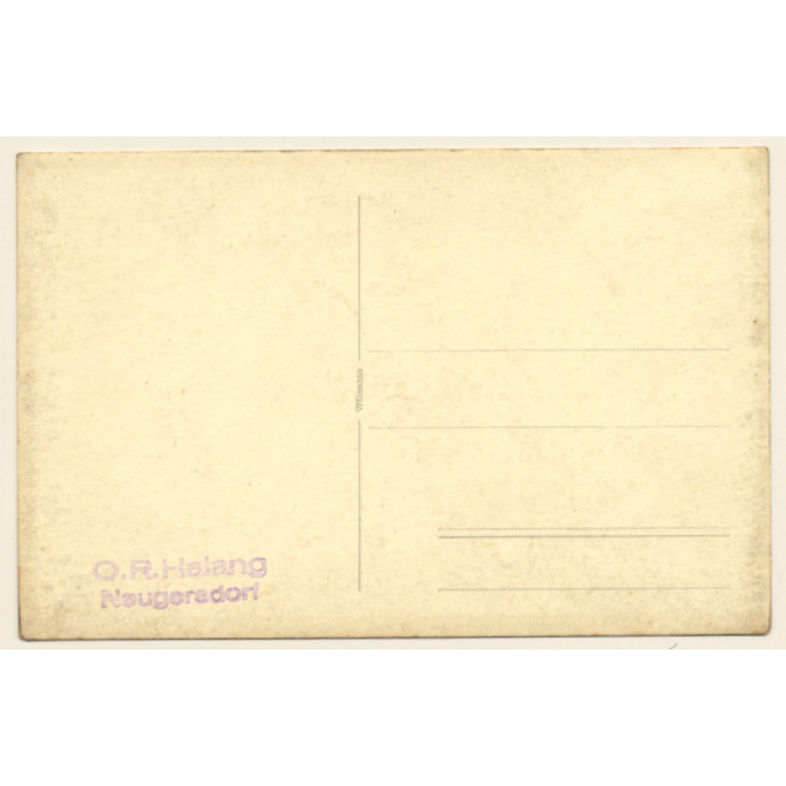 Little Boy In Sailor Suit With School Cone / Schultasche (Vintage RPPC ~1920s/1930s)