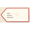 Singapore: Boulevard Hotel (Vintage Hotel Luggage Tag)