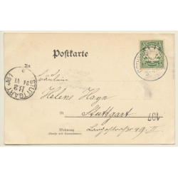 Rothenburg o.T. / Germany: Kobollzellerthor (Vintage PC 1905)