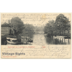 Czechia: Badeanstalt Und Landeplatz Der Dampfboote / Eger (Vintage PC 1903)