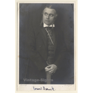 Philipp Manning (1869-1951): Konsul Bernik - Actor (Vintage RPPC 1920s/1930s)
