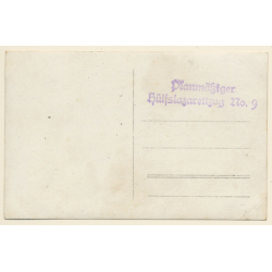 Rotes Kreuz: Verwundeten Transport / Pferdekutsche  (Vintage RPPC 1917)
