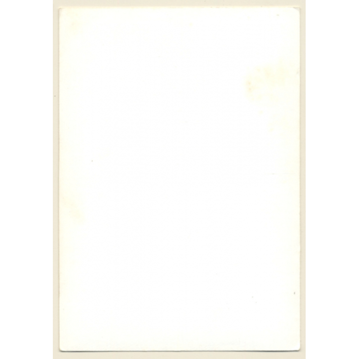 Erotic Study: Pretty Brunette Nude With Wooden Necklace (Vintage Photo ~1960s/1970s)