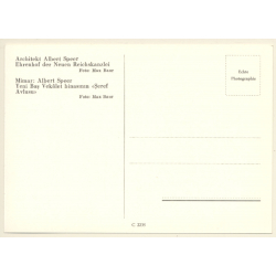 Architekt Albert Speer: Ehrenhof Neue Reichskanzlei (Vintage RPPC)