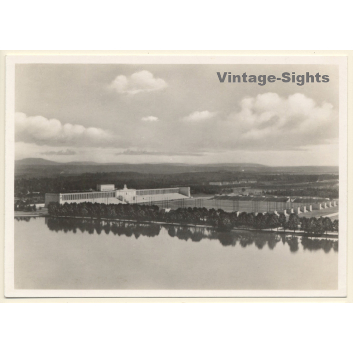 Architekt Albert Speer: Zeppelinfeld Reichsparteigelände Nürnberg (Vintage RPPC)