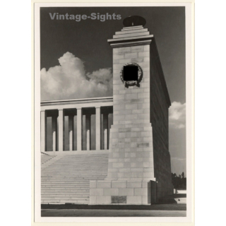 Architekt Albert Speer: Zeppelinfeld Nürnberg Tribünenbau (Vintage RPPC)