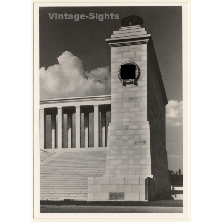 Architekt Albert Speer: Zeppelinfeld Nürnberg Tribünenbau (Vintage RPPC)