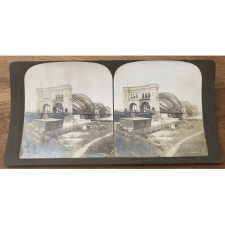 Great Bridge, Hamburg Germany (Vintage American Stereophonic Company Photo 1900)
