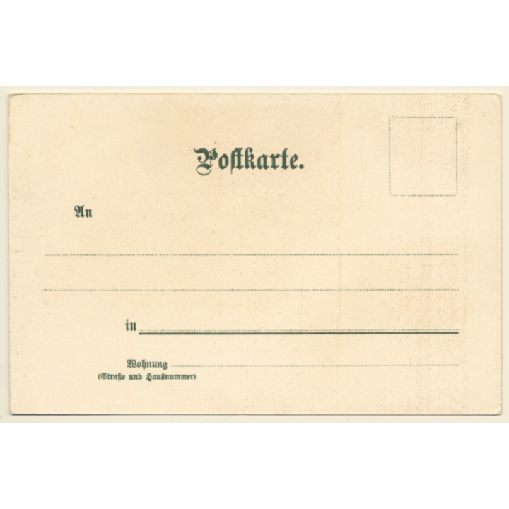 Otto Strützel: Badersee - Wegekreuz (Vintage PC 1900s)