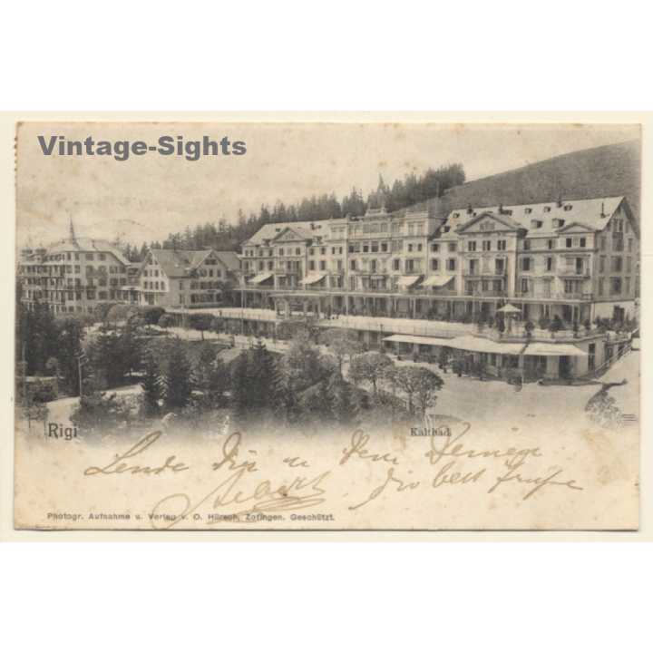 Weggis / Switzerland: Rigi Kaltbad (Vintage PC 1900)