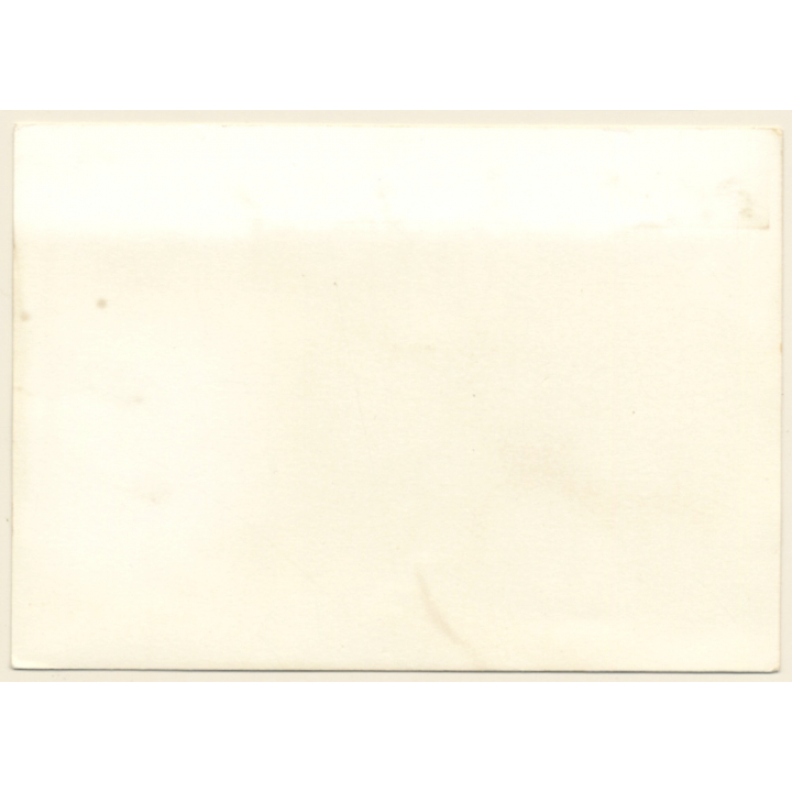 Erotic Study: Natural Blonde Nude In Lounge Chair / Hairy Armpits (Vintage Photo GDR ~1970s/1980s)