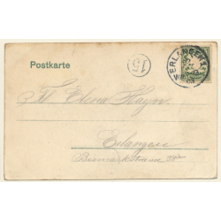 Nürnberg: Partie an der Insel Schütt (Vintage PC 1903)