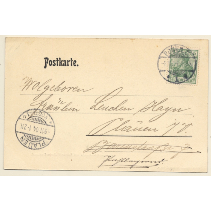 Posen / Poland: General Kommando - Kaiser Wilhelm Denkmal (Vintage PC 1904)