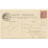 Cette (Sète) / France: School Ship Le Gabès (Vintage RPPC 1906)
