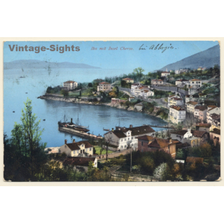 Croatia: Ika mit Insel Cherso (Vintage PC 1909)