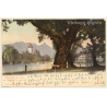 Scherzligen bei Thun / Switzerland: Partial View (Vintage PC 1904)