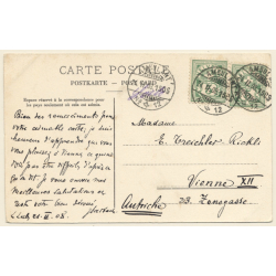 Neuchâtel / Switzerland: Le Locle - Rue du Temple (Vintage PC 1908)