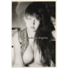 Erotic Study: Busty Topless Female Looking At Camera (Vintage Photo GDR ~1980s)