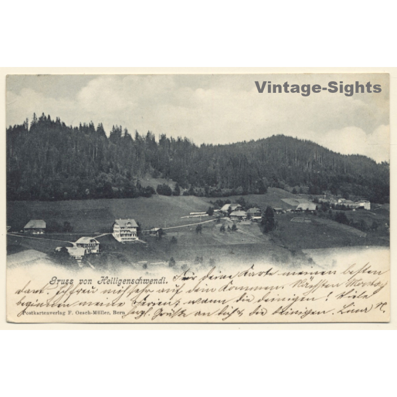 Heiligenschwendi / Switzerland: Total View (Vintage PC 1904)