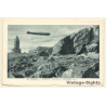 Germany: Zeppelin über Feldberg - Turm & Gasthäuser (Vintage PC 1930s)