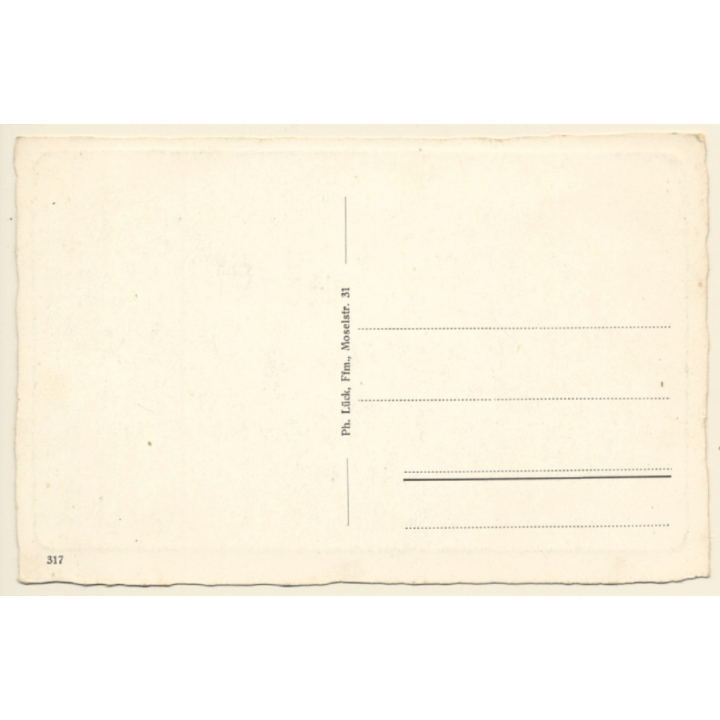 Germany: Zeppelin über Feldberg - Turm & Gasthäuser (Vintage PC 1930s)